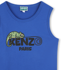 Canotta logata in cotone KENZO KIDS 
                    RAGAZZO