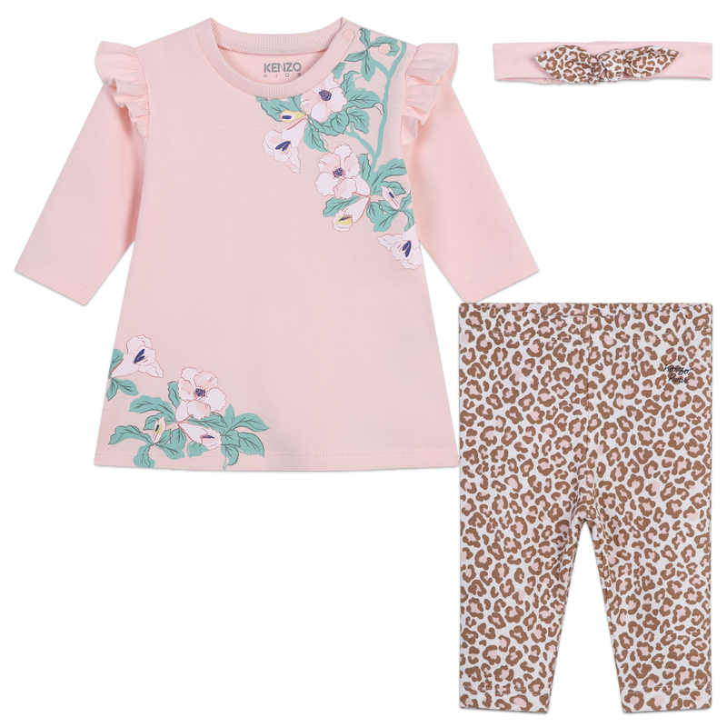 Vestito, leggings e fascetta KENZO KIDS 
                        BAMBINA