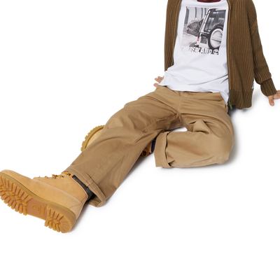 T-shirt bicolore con stampa TIMBERLAND RAGAZZO