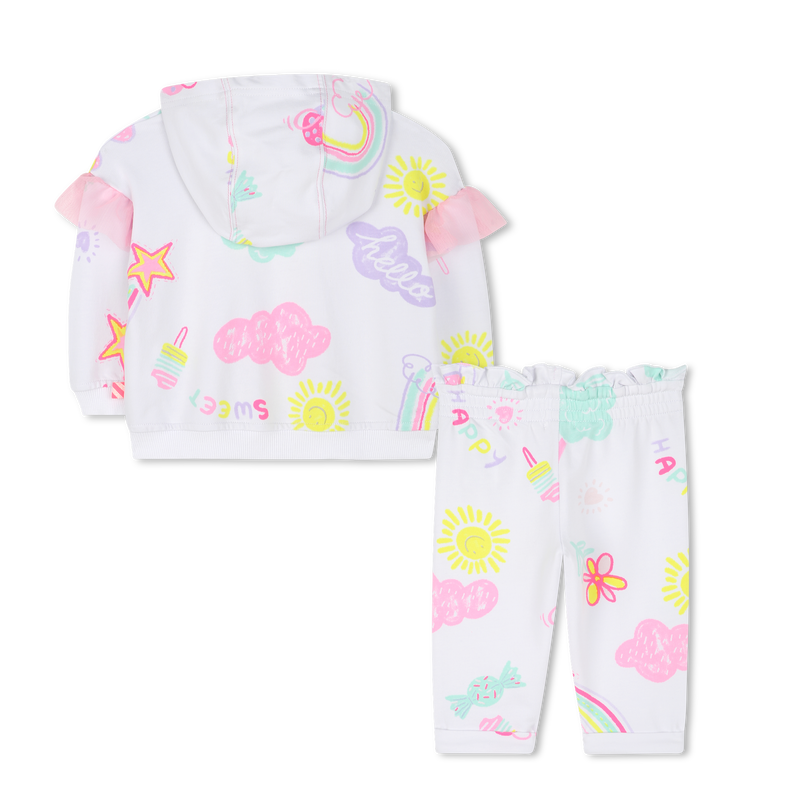 Set da jogging stampato BILLIEBLUSH 
                        BAMBINA