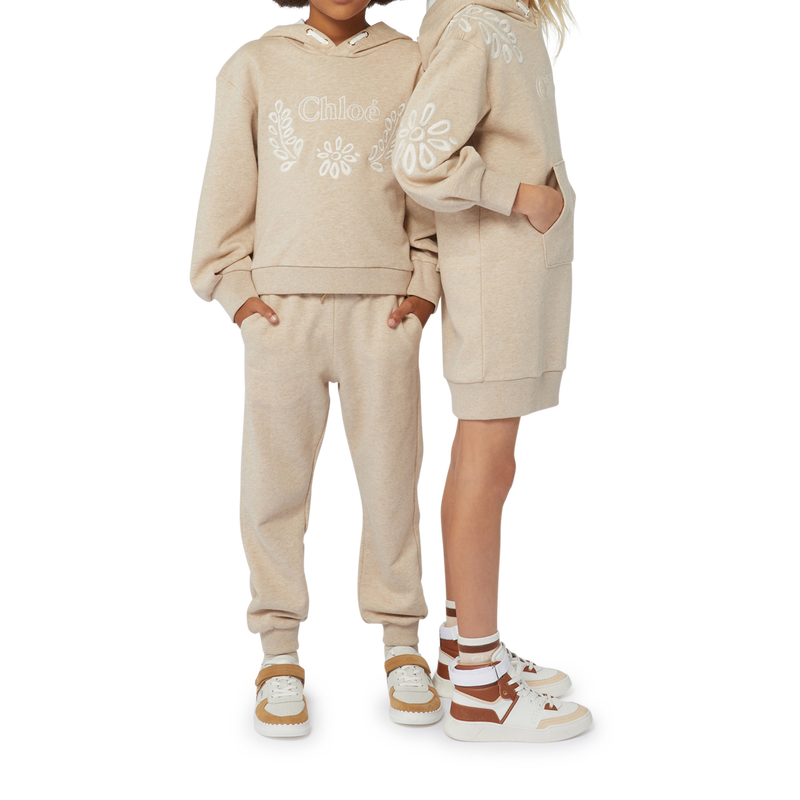 Abito con cappuccio in felpa CHLOE 
                        BAMBINA