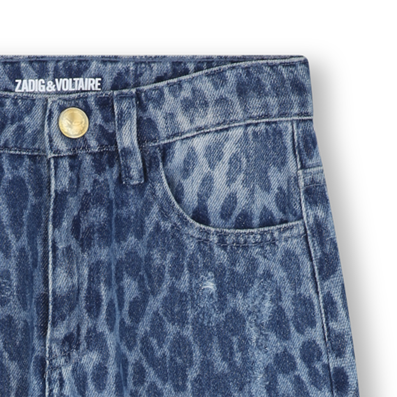 Jeans leopardati ZADIG & VOLTAIRE 
                        BAMBINA