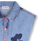Tutina corta in denim BILLIEBLUSH 
                    BAMBINA