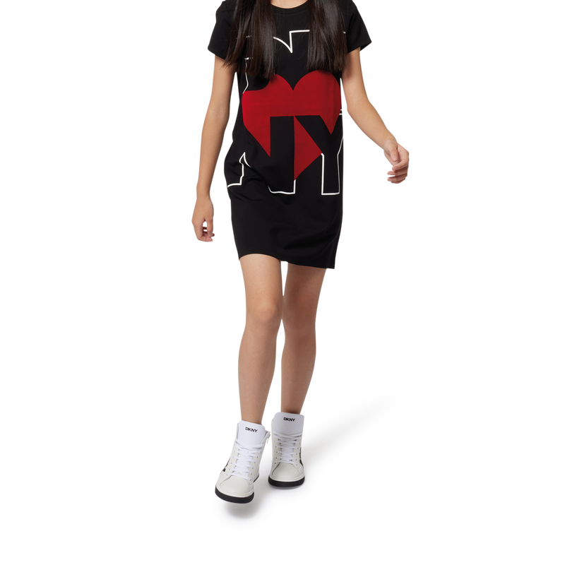 Vestito a maniche corte DKNY 
                        BAMBINA