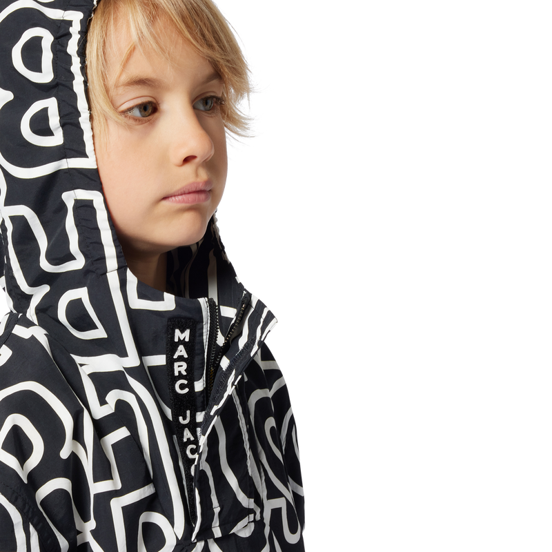 Giacca a vento con cappuccio MARC JACOBS 
                        RAGAZZO