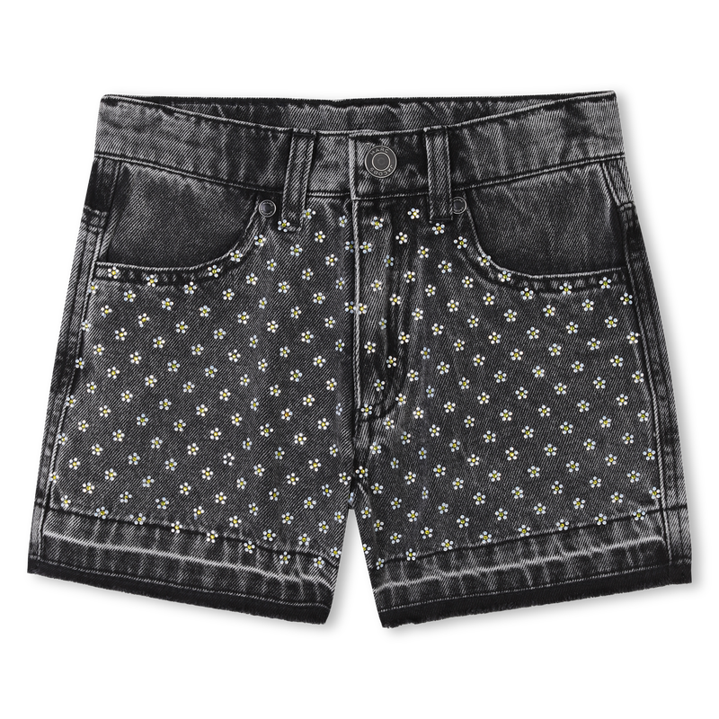 Shorts di jeans con strass MARC JACOBS 
                        BAMBINA
