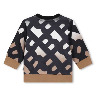 Tricolored Printed Sweatshirt BOSS RAGAZZO