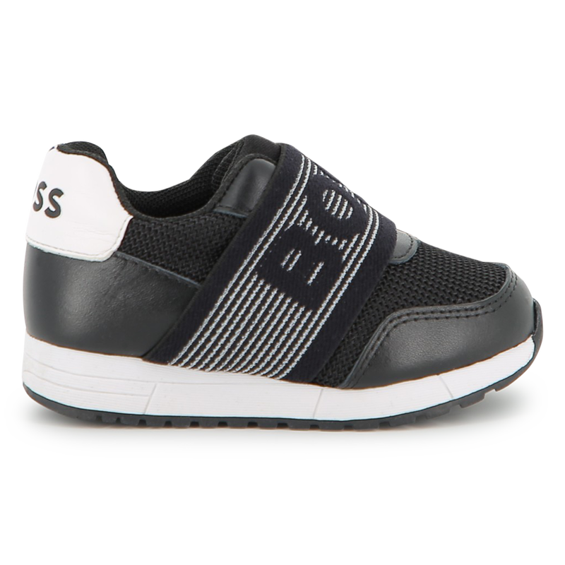 SNEAKERS IN PELLE DI VACCHETTA BOSS 
                        RAGAZZO