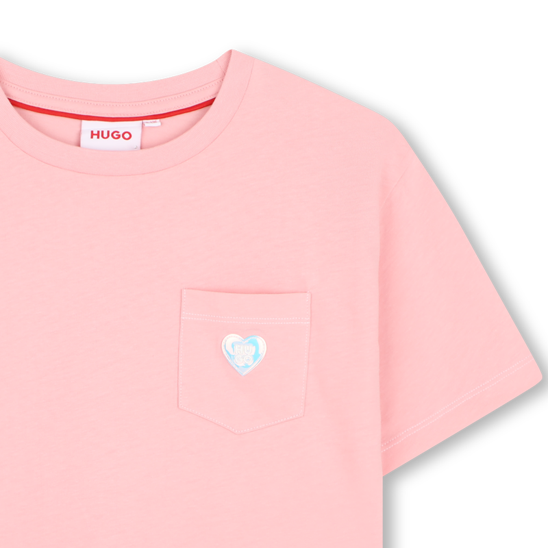 T-shirt a maniche corte HUGO 
                        BAMBINA