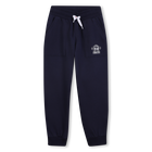 Pantaloni da jogging in pile, MARINE, hi-res