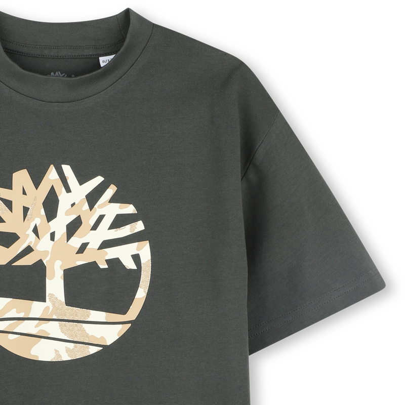 T-shirt stampa logo in rilievo TIMBERLAND 
                        RAGAZZO
