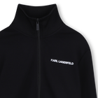 Felpa con cappuccio e zip KARL LAGERFELD KIDS 
                    RAGAZZO