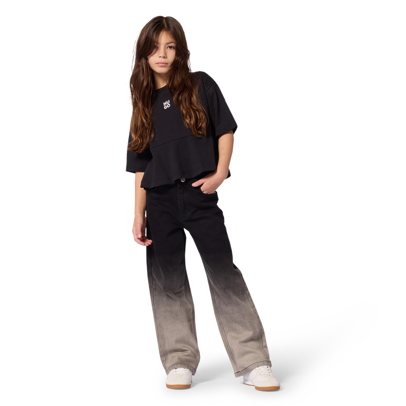 Pantaloni in denim HUGO 
                        BAMBINA
