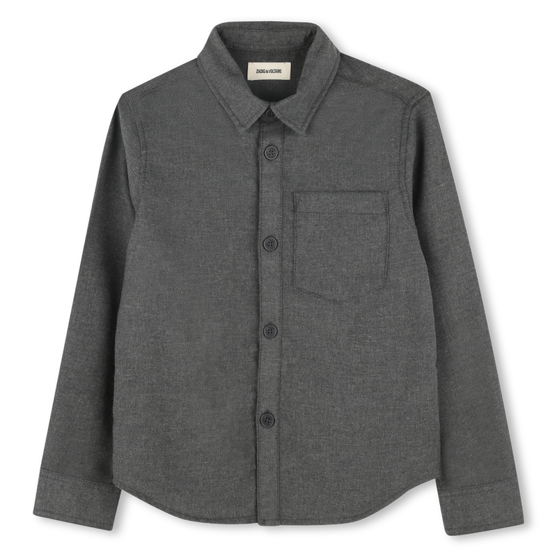 Camicia ricamo maniche lunghe ZADIG & VOLTAIRE 
                        RAGAZZO