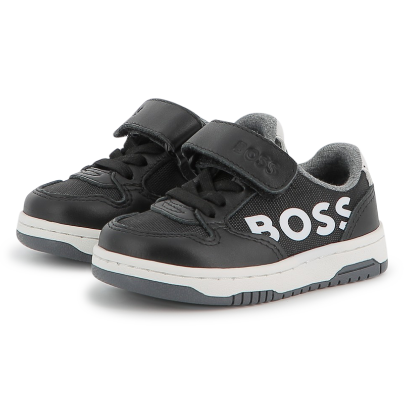 Sneakers con lacci elasticizzati BOSS 
                        RAGAZZO