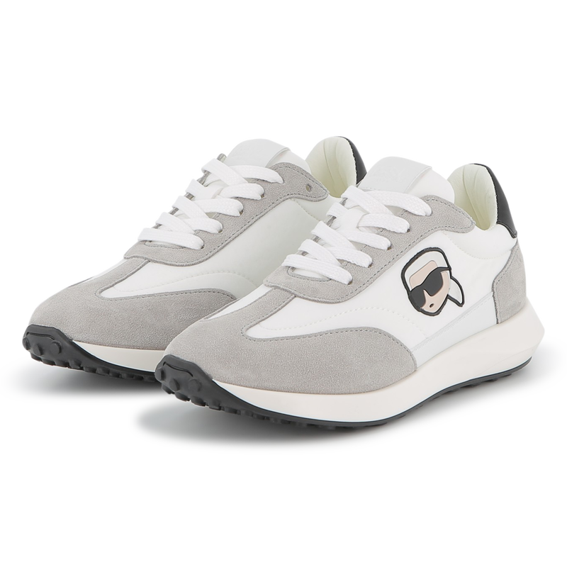 Sneakers basse stringate KARL LAGERFELD KIDS 
                        RAGAZZO