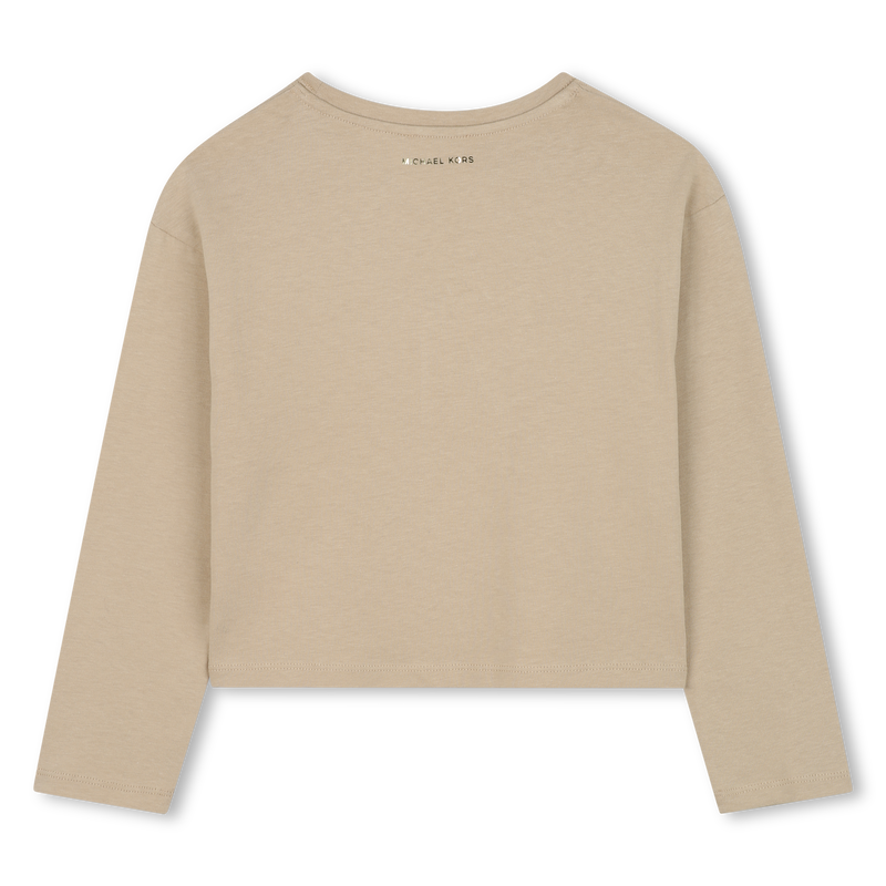 T-shirt in jersey a maniche lunghe MICHAEL KORS 
                        BAMBINA