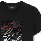 T-shirt manica corta KARL LAGERFELD KIDS 
                    BAMBINA
