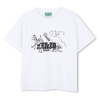 T-shirt a maniche corte in cotone KENZO KIDS 
                    BAMBINO