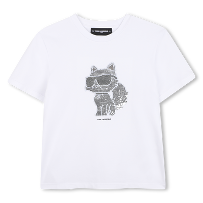 T-SHIRT MANICA CORTA KARL LAGERFELD KIDS BAMBINA