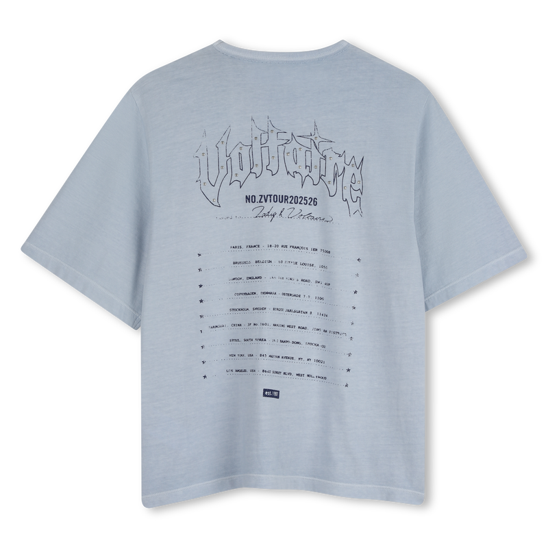 T-SHIRT A MANICHE CORTE ZADIG & VOLTAIRE 
                        RAGAZZO