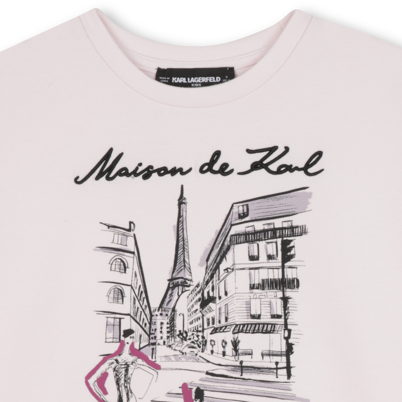 Long-sleeved sweatshirt KARL LAGERFELD KIDS 
                        BAMBINA