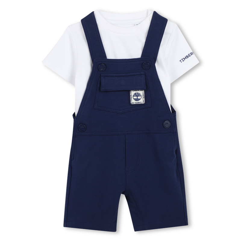 Set t-shirt e salopette TIMBERLAND 
                        BAMBINO