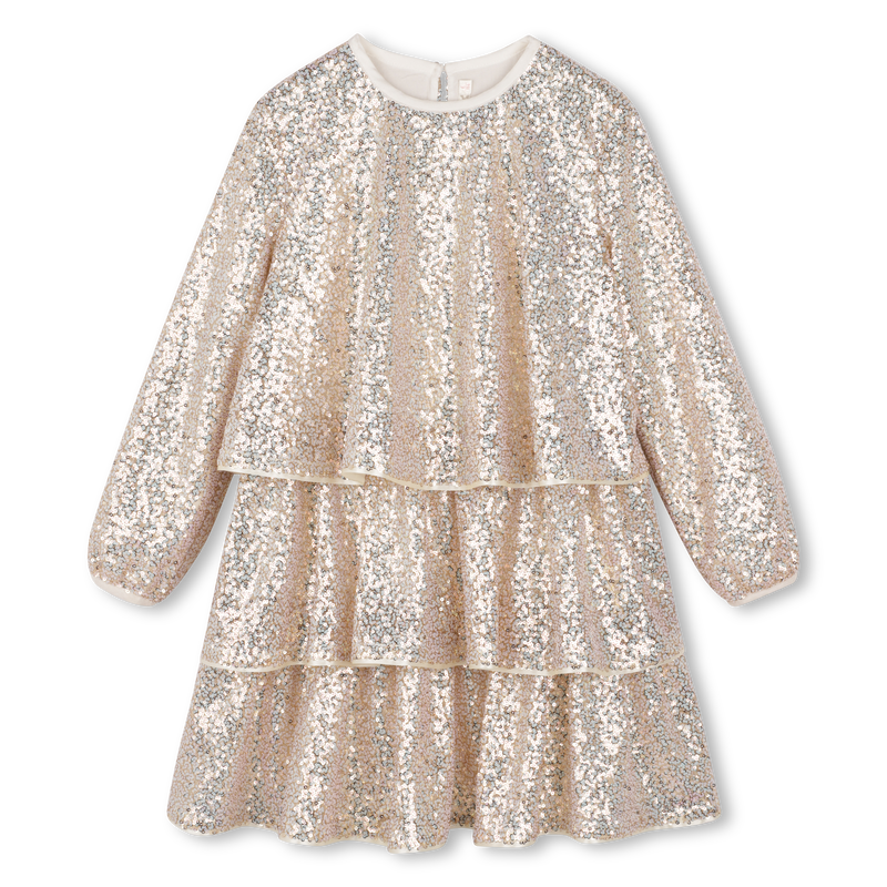 Vestito con volant e pailettes BILLIEBLUSH 
                        BAMBINA