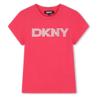 T-shirt a maniche corte DKNY 
                    BAMBINA