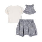 T-shirt, cappello da pescatore e set con pettorina KENZO KIDS 
                    BAMBINA