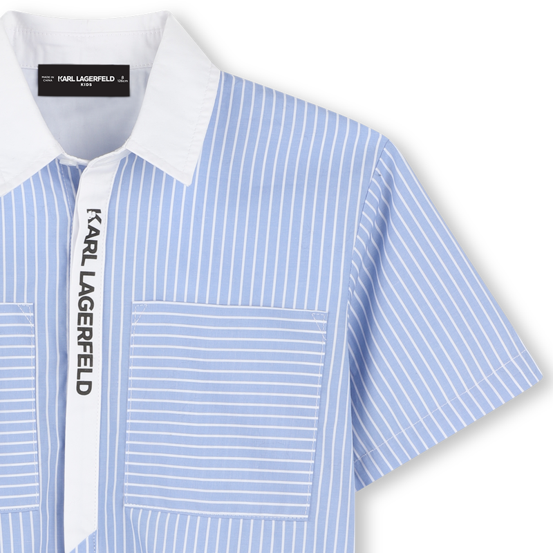Camicia a maniche corte KARL LAGERFELD KIDS 
                        RAGAZZO