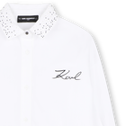 Robe camicia KARL LAGERFELD KIDS 
                    BAMBINA