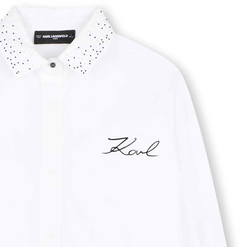 Robe camicia KARL LAGERFELD KIDS 
                        BAMBINA