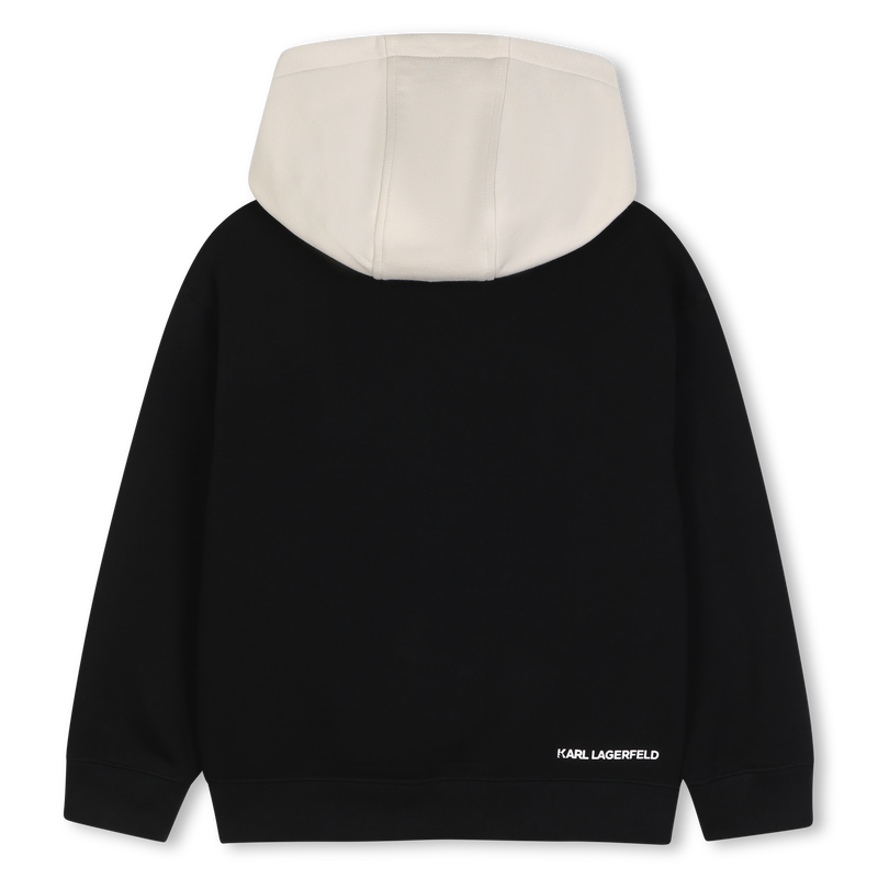 Felpa con cappuccio KARL LAGERFELD KIDS 
                        RAGAZZO
