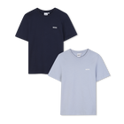 Set di 2 t-shirt, AZZURRO  MARINE, hi-res