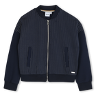 Cardigan con zip e tasche BOSS 
                    BAMBINA