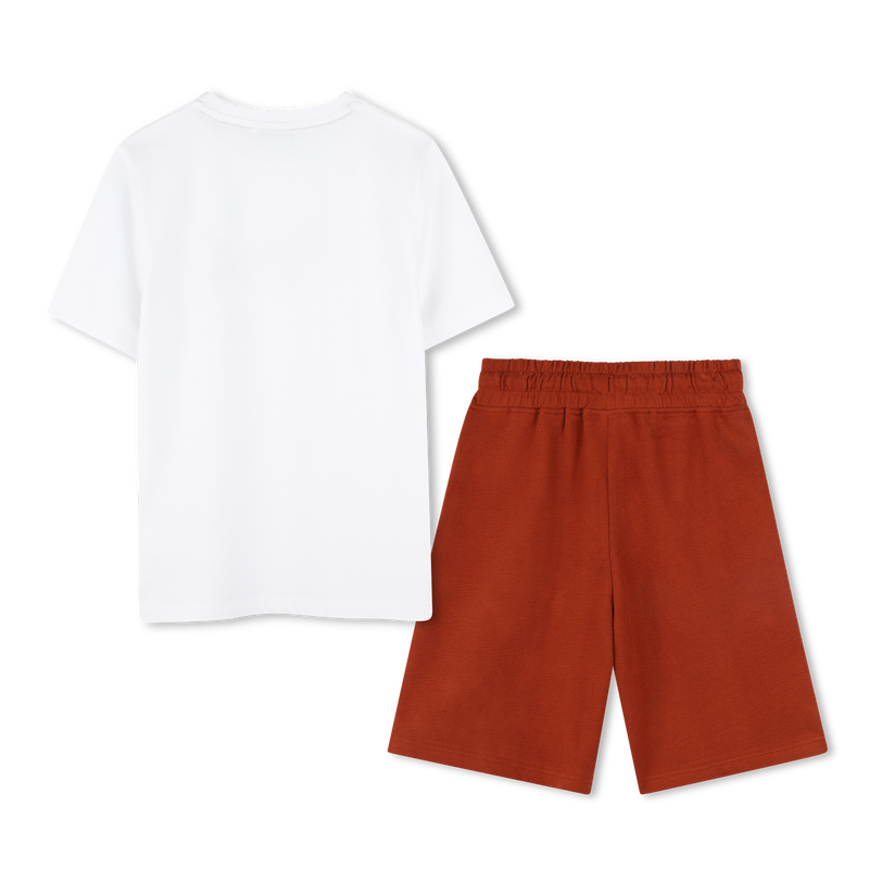 T-shirt e shorts in cotone BOSS 
                        RAGAZZO