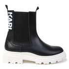 Stivaletti in pelle KARL LAGERFELD KIDS 
                    BAMBINA