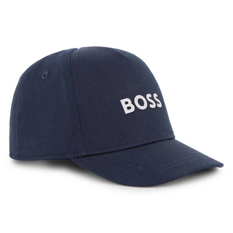 CAPPELLINO CON CHIUSURA A STRAPPO BOSS 
                        RAGAZZO