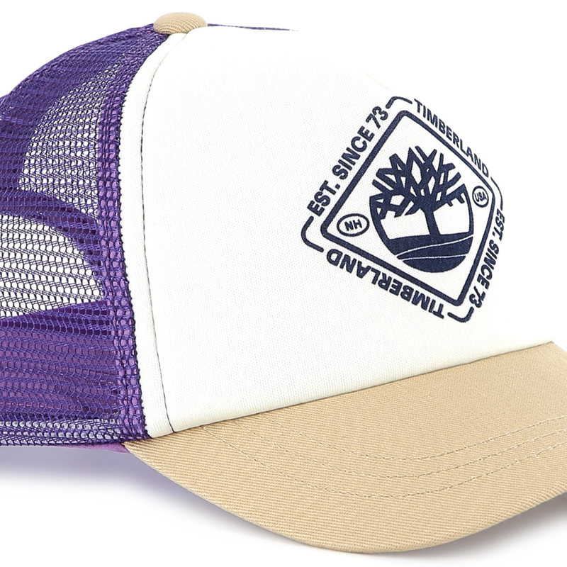 Berretto bimateriale tricolore TIMBERLAND 
                        RAGAZZO