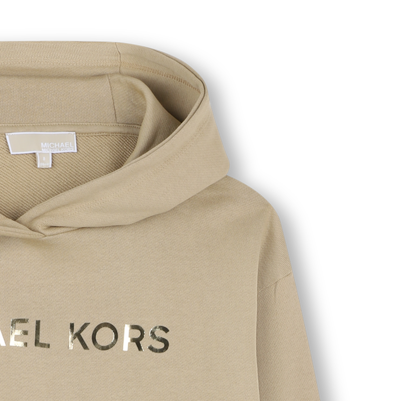 Abito in felpa con cappuccio MICHAEL KORS 
                        BAMBINA