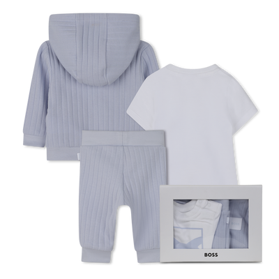 SET CARDIGAN + PANTALONI + T-SHIRT BOSS RAGAZZO