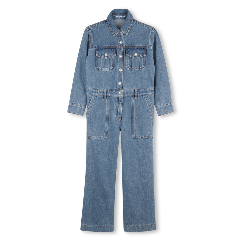 Denim jumpsuit with shirt collar ZADIG & VOLTAIRE 
                        BAMBINA
