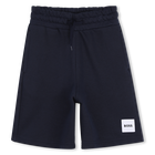 Jogging bermuda shorts, MARINE, hi-res