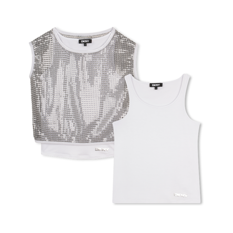 Maglietta 2 in 1 DKNY 
                        BAMBINA