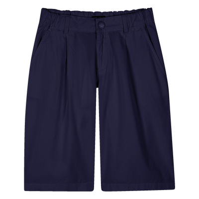 Bermuda tinta unita in cotone KENZO KIDS RAGAZZO