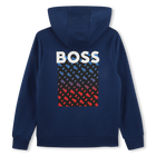 FELPA CON CAPPUCCIO BOSS 
                    BAMBINO