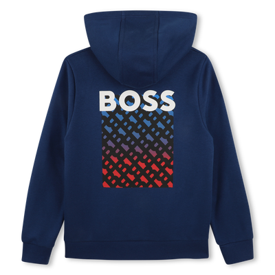 FELPA CON CAPPUCCIO BOSS BAMBINO