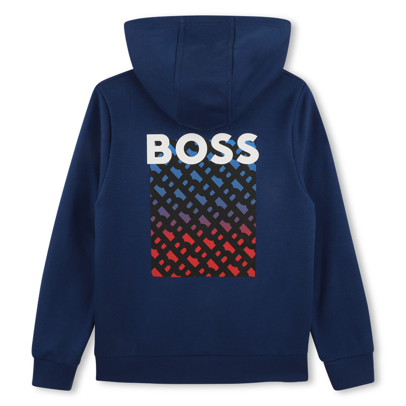 FELPA CON CAPPUCCIO BOSS 
                        BAMBINO