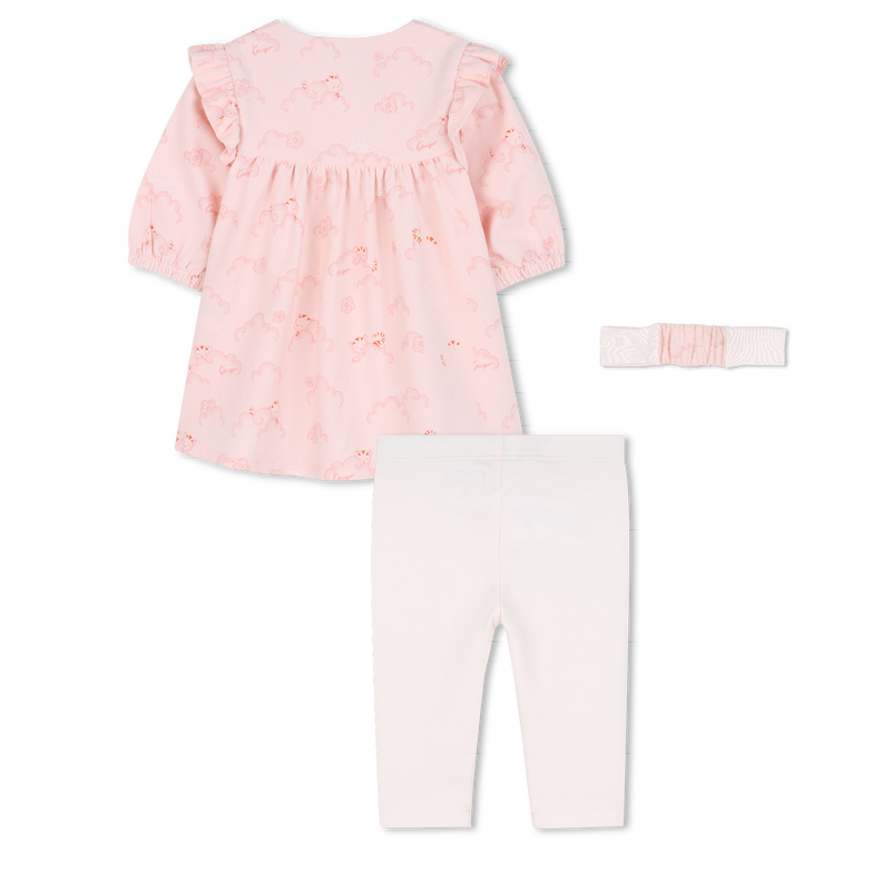 Set abito + leggings + fascia KENZO KIDS 
                        BAMBINA